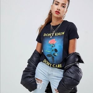 ASOS “Don’t Know Don’t Care” T-shirt